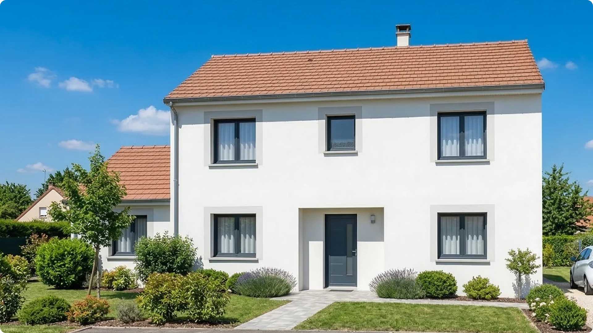 Maison après ITE